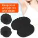 60 Armpit Sweat Pads - Fleece Welding Strips for Dresses | Black Garment Protection - Buy Online on GoSupps.com