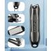 Nail Clippers with Catcher/Stainless Steel Heavy Duty Fingernail and Built-in Nail File for Men & Women/Ergonomic Handle with Wide Jaws for Thick Nails/includes Leather Storage Bag Key Ring.GENPAR - Buy Online on GoSupps.com