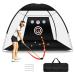Heavy Duty Golf Practice Net, Golf Swing Net, 10x7ft Golf Hitting Training Aids Nets with Target and Carry Bag for Backyard Driving Chipping - Men Kids Indoor Outdoor Sports Game