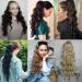 Pferdeschwanz Hair Extension Clip | Natural Brown Afro Curly Ponytail 63cm - Long Hair Accessories for Braids - Buy Online on GoSupps.com