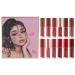 Set de Rouges L vres Liquides Mat Velout 12 Pi ces Kit De Maquillage Labial S chage Rapide | Set de Rouges L vres Liquides Mat Nude | Pour Voyage D'Affaires Sc ne Rendez-Vous Rassemblement