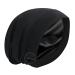 Satin Bonnet Silk Lined Sleep Cap- Adjustable Hair Cover Frizzy Hair Beanie Slouchy Night Cap Hair Protection Patients Care B L a C K