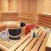 Premium 5-Piece Sauna Accessories Set - 7L Bucket Scoop Hourglass & Thermometer Hygrometer for Ultimate Wellness - Buy Online on GoSupps.com