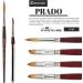 Escoda Prado 1461 Short Handle Artist Watercolor Brush | Size 4 Filbert - Synthetic Sable - Buy Online on GoSupps.com