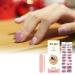 Semi Cured Gel Nails Strips ZAHRVIA 20 Stickers Nail Wraps Soft Self-Adhesive Gel Nail Stickers Salon-Quality Gel Nail Strips for Nails Manicure Nail Wraps UV/LED Lamp Required Light Purple