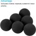 Indoor Golf Foam Balls Pack - Sponge Practice Balls for Swing Training - Black - Buy Online on GoSupps.com