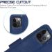 Arae iPhone 12 Pro Max Case Wallet - Blue | Card Holder & Wrist Strap | Compatible & Stylish - Buy Online on GoSupps.com