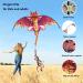 Laptony Red Dragon Kite - Easy to Fly for Kids & Adults | Perfect for Park & Beach Fun in Any Wind - Buy Online on GoSupps.com