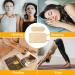 Reusable Castor Oil Pack Massage Belt Set - Neck & Belly Relief TPU Design - Khaki - Buy Online on GoSupps.com