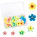 Rumyve70pcs of Edible Cake Decorations Butterfly Cake Top Hat Wafer Paper 3D Colorful Butterfly Cake Decoration for Children's Birthday Party Cake Wall Decoration Supplies