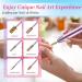 MelodyBetty Electric Nail Drill - Professional Acrylic Nail Machine for Gel & Acrylic Nails | Portable USB Nail File Efile Set with Iridescent Bits - Buy Online on GoSupps.com