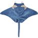 Zappi Co Plush Children's Stuffed Toy - Safari Animals Collection, 31cm, Blue Manta - Buy Online on GoSupps.com