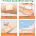 Silicone Foam Dressing 3x3 Inch - 10 Pack Adhesive Waterproof Wound Care Bandages | High Absorbency Foam Pads for Optimal Healing - Buy Online on GoSupps.com
