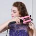Professional 3 Barrel Curling Iron Hair Waver - 1 Inch Ceramic Curler with LCD Display (Pink) | Perfect for Gorgeous Waves | International Shipping Available - Buy Online on GoSupps.com