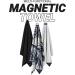 Blue Tees Golf 4-in-1 Magnetic & Clip Bag Towel 18x18 - Black - Buy Online on GoSupps.com