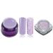 Color gel lilac Pastel Pastel Leila with glitter powder set UV LED NAGELLEGLE SURIO QUALITY COLOR GEL RM BeautyNails 2 Series Pack Color Gel Leila + Glitzer powder