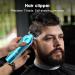 KEMEI 264 Hair Clippers for Men Professional Cordless T Blade Zero Gap Trimmer Electric Barber Trimmer Rechargeable Clippers for Men Haircut Mens Beard Trimmer with LED Display(Blue) - Buy Online on GoSupps.com