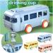 Knixhult 2023 New Portable Bus-Shaped Water Cup | 16 oz Leak-Proof Straw Cup with Shoulder Strap | Cute Athletic Drinking Bottle for Kids | Detachable & Cartoon Design (C-Yellow) - Buy Online on GoSupps.com