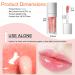 Hydrating Lip Glow Oil | Moisturizing Plumper Gloss | Tinted Lip Balm for Dry Lips (Cherry) - No-Sticky Formula - Buy Online on GoSupps.com