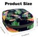 Eco-Friendly Women's Sink Storage Pocket - Menstrual Cup & Tampon Holder Kit for Teens - Tropical Parrots Design - Buy Online on GoSupps.com