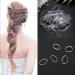 Olisans 600 Transparent Mini Hair Ties - Small Rubber Bands for Girls & Daily Hairstyles - Buy Online on GoSupps.com