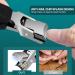 YUDANSI Heavy Duty Nail Clipper With Wide Jaw Opening Stainless Steel Thick Nails Toe Nail Clippers For Men Women Nail File Sharp Curved Thick Fingernail Toenail Clippers Set Pet Large Nail Cutters Black - Buy Online on GoSupps.com