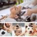 Scalp Massager Shampoo Brush - Hair Scalp Scrubber for Stress Relief and Hair Growth - Shower Hair Brush for Women, Men, Kids - Black - Buy Online on GoSupps.com
