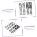 DRESSOOS 20 Pairs Artificial False Eyelashes Make up Kit Beauty Eyelashes Lash Kit Cosmetics False Eyelashes Fans Volume False Eyelash Natural False Eyelashes Makeup Tools 3d Lengthen - Buy Online on GoSupps.com