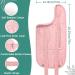 Organic Castor Oil Pack Kit 2 Reusable Compress Wraps for Liver Health & Stress Relief | Etheric Oils Compression | Pink - Buy Online on GoSupps.com