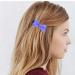 100pcs Metal Alligator Hair Clips Flat Top with Teeth - Hairdressing Salon Hairpins for Women and Girls - Black - Buy Online on GoSupps.com