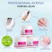 Lillyvale Acrylic Nail Kit Professional Powder Liquid Primer Tips Practice Tool Full Kit - Buy Online on GoSupps.com