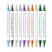 10Pcs Nail Pen Nail Art Pen Waterproof Pen Quick Dry Nail Art Painting Pen Abstract Lines Pen Metallic Nail Drawing Pen 3D Nail Art Set Nail Accessories Set