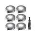 SH30 Replacement Heads for Philips Norelco Shaver Series 3000 2000 1000 and S500 S5000 Rounded compatible with S738 Click & Style SH30 ComfortCut Shaving Heads 6 Pack Silver