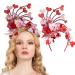 IYOU Valentines Led Headband Red Heart Light Up Hair Bands Rose Flower Amor Valentine's Day Cosplay Hair Accessories for Women