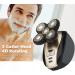 6 in 1 Electric Head Shaver for Bald Men - Premium Bald Head Shaver & Trimmer - Perfect Gifts for Men (Beige - Buy Online on GoSupps.com