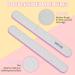 50pcs Double Sided Emery Board Nail Files 180/240 Grit Professional Medium Coarse Nail Files for Natural & False Nails - Buy Online on GoSupps.com
