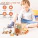 Youuus 5-in-1 Wooden Motor Cubes | Montessori Baby Toys for Motor Skills | Educational Activity Center for Toddlers - International Shipping - Buy Online on GoSupps.com