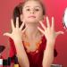 120 Pcs Girls Press On Fake Nails - Short Full Cover Artificial Nail Tips for Children | Sweet Girl Nail Art Decoration - Buy Online on GoSupps.com