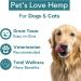 PB Pets Hemp Oil for Dogs and Cats - USA Made - Anxiety & Pain Relief - Omega Complex - Arthritis Support - Buy Online on GoSupps.com