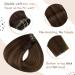Vivien Clip-In Extensions | Remy Real Hair Balayage Dark Brown to Light Brown | 20 Inch 140g 7pcs PU Clips - Buy Online on GoSupps.com