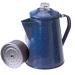 GSI Outdoors Percolator Coffee Pot | Enamelware for Brewing Coffee over Stove & Fire - Campsite, Cabin, RV, Kitchen, Hunting & Backpacking Blue 8 cup Coffee Pot