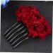 Beatifufu 1pc Floral Hair Comb Wedding Hair Accessories for Women Highlighting Colorful Flower Headband Bridal Hair Clip Barrettes for Women Flower Hair Women Hair Accessories Rose Hair Comb - Buy Online on GoSupps.com
