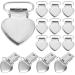 PopetPop 120 STK Peach Heart Cable Clips | Sofa Cushion & Pacifier Holders | Rustproof Steel Clips for Newborns - Buy Online on GoSupps.com