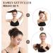 BARSDAR Hair Bun Extensions Hairpiece Hair Rubber Scrunchies for Women Ponytail Extensions Updo Curly Messy Bun - Golden Brown 1 Count (Pack of 1) 10#-Golden Brown - Buy Online on GoSupps.com