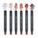 6 Colors Glitter Eyeshadow Stick Set Cream Eye Shadow Pencil Shimmer Glitter Pearl Eye-Shadow Stick Waterproof Eye Shadow Pencil Crayon Brightener Makeup for Girls