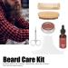 Complete Bartwecks Beard Care Set - Grooming Tools Beard Cream Oil & Mustache Brush for Men's Growth - International Shipping Available - Buy Online on GoSupps.com
