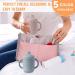 Silicone Toddler Cups with Lid & Non Slip Handles | Spill Proof Sippy Cups for Baby & Infant | Durable Training Smoothie Cup | 6-12 Months & 1-3 Years | Pink/Green/Beige - Buy Online on GoSupps.com