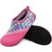 JIASUQI Kids Water Shoes for Beach Pool | Quick Dry Aqua Socks 10.5/11 UK Child - Pink Scale - Buy Online on GoSupps.com