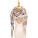 Buy Multi-Purpose Women s Triangular Scarf - Warm Black & Khaki with Buttons for Autumn & Winter | Casual Winding Scarf - Buy Online on GoSupps.com
