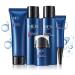 Men Skin Care Kit Refreshing Skincare Set for Face Wash Eye Cream Face Serum Toner Moisturizer Deep Hydrating Men Skincare Gift Set for All Skin Types (5PCS)